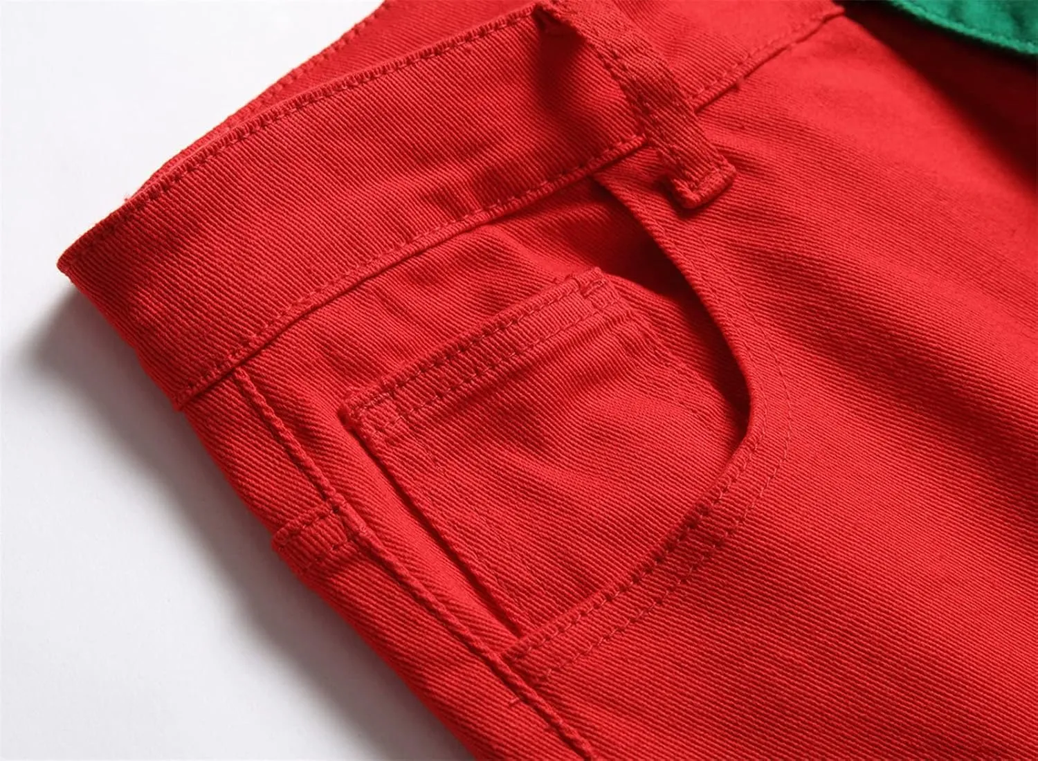 Men's Slim Fit Patchwork Jeans Skinny Hip Hop Stretch Denim Pants Classic Straight Leg Distressed Jean Trousers