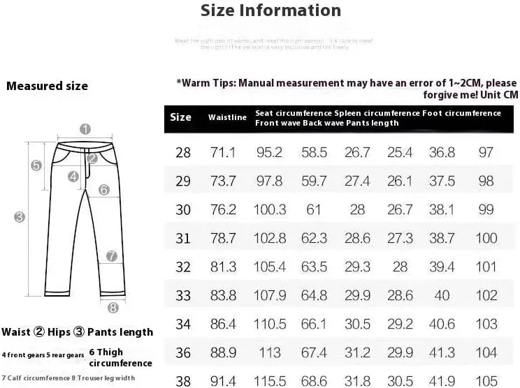 Men's Straight Leg Jeans Loose Fit Denim Pants All Matching Long Trousers with Zipper Fly Relaxed Fit Jeans Men's