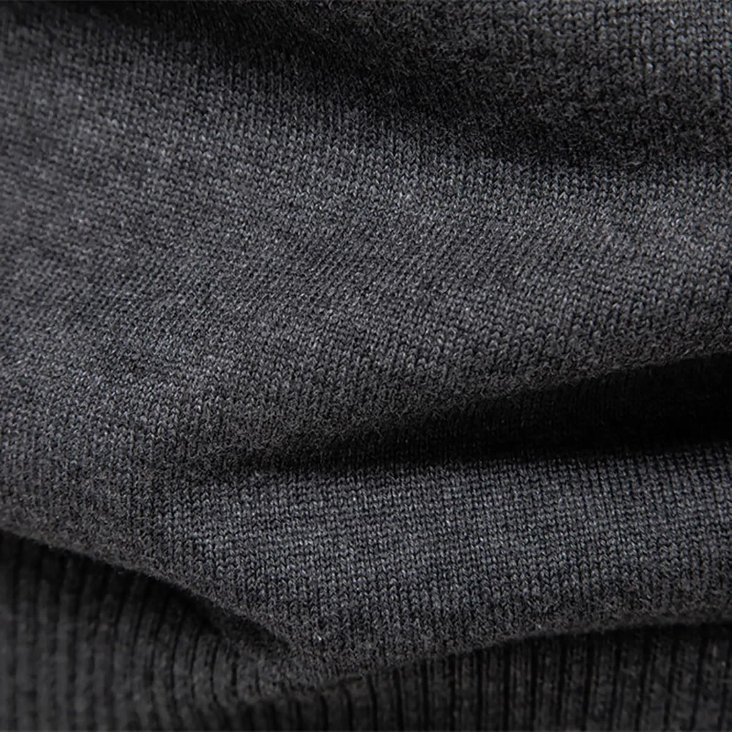 Men's V-Neck Dress Sweater Long Sleeve Slim Fit Fashion Pullover Solid Color Lightweight Casual Wool Ribbed Knit Tops