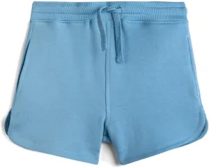 Mightly Girls' Track Shorts - 100% Organic Cotton, Colorful, Pockets Dolphin Shorts for Toddlers & Kids, Fair Trade Certified