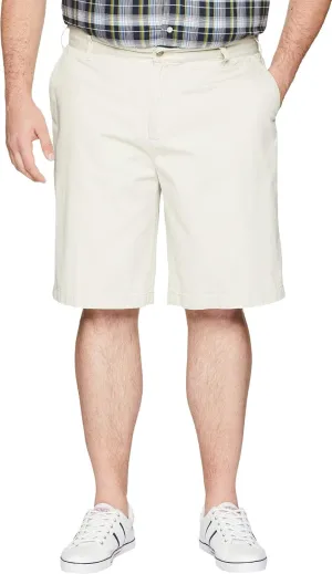 Nautica Men's Cotton Twill Flat Front Chino Short