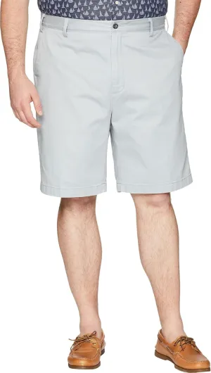 Nautica Men's Cotton Twill Flat Front Chino Short