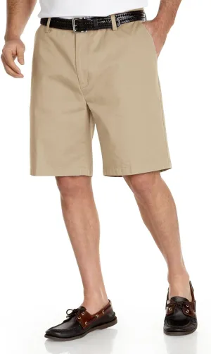 Nautica Men's Cotton Twill Flat Front Chino Short