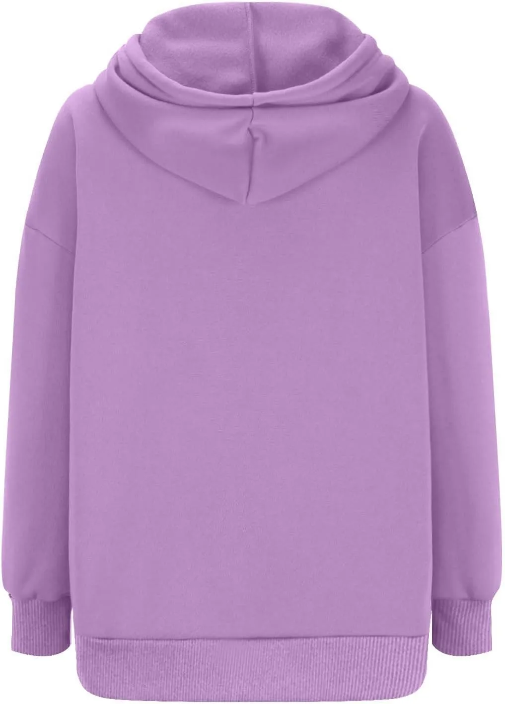 Oversized Hoodies for Womens Fleece Solid Colour Sweatshirts Long Sleeve Sweaters Pullover y2k Fall Outfits with Pocket