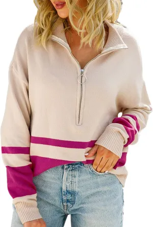 Oversized Sweaters for Women Fall 2023 Turtleneck Sweater Ribbed Knit Sweater Slim Fit Basic Casual Tee Tops (A, XL)