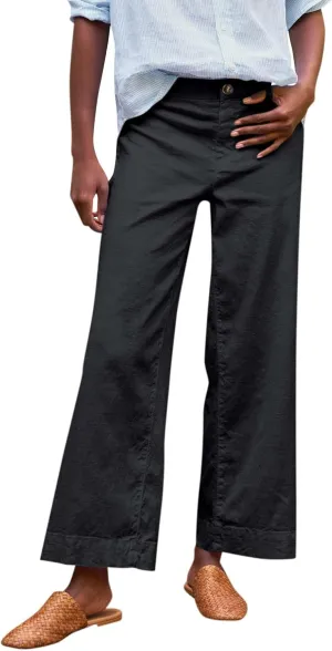 Pants for Women, Straight Leg Casual Pants Peasant Linen Comfortable Fit Trendy