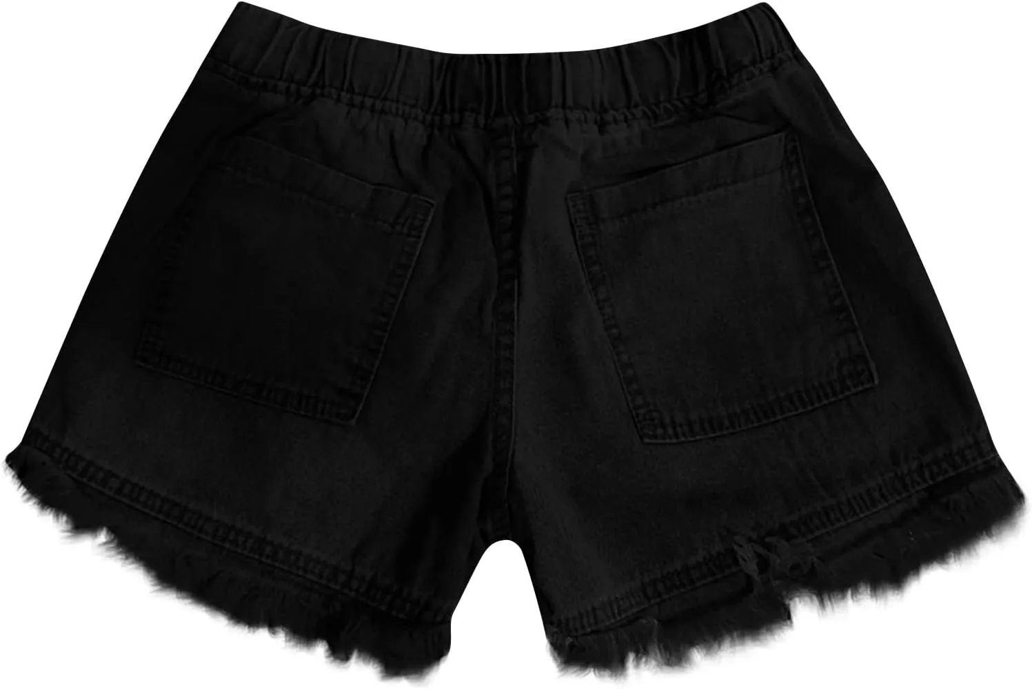 Ripped Denim Shorts for Women Trendy 2025 Summer Frayed Raw Hem Skinny Jean Shorts Dressy Casual Stretchy Jeans