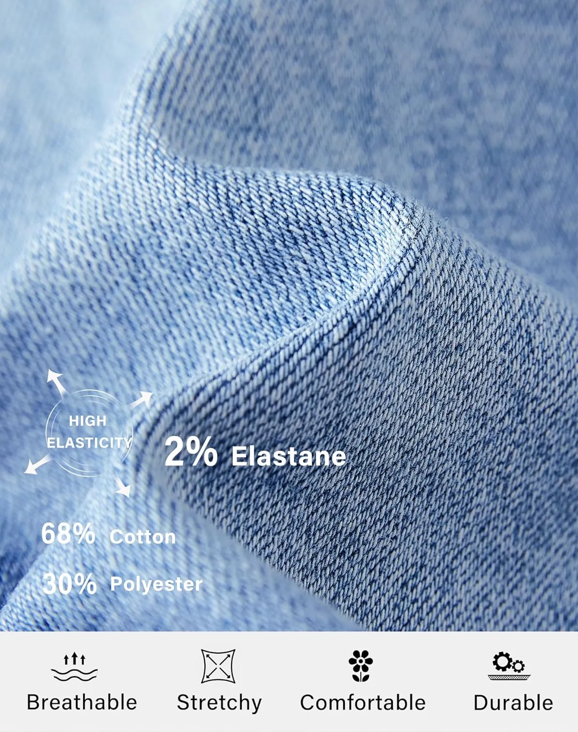 roswear Women's Summer Mid Rise Ripped Denim Shorts Stretchy Butt Lifting Jean Shorts
