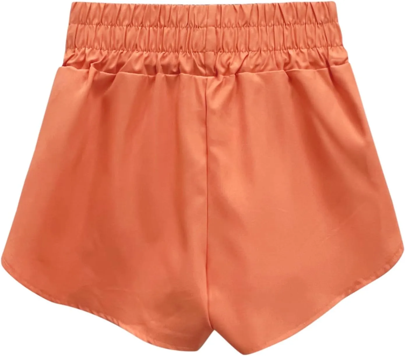 Running Shorts for Women High Waisted Dolphin Split Gym Workout Athletic Track Shorts with Mesh Liner Quick Dry