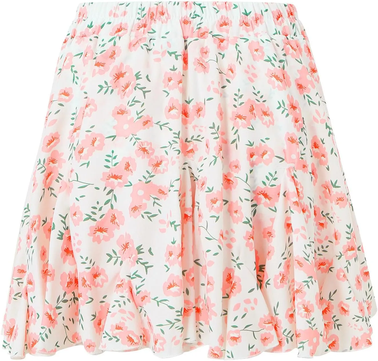 Skirts for Women Trendy Vintage Bohemian Floral Print High Elastic Waist Loose A Line Trendy Pleated Maxi Skirts