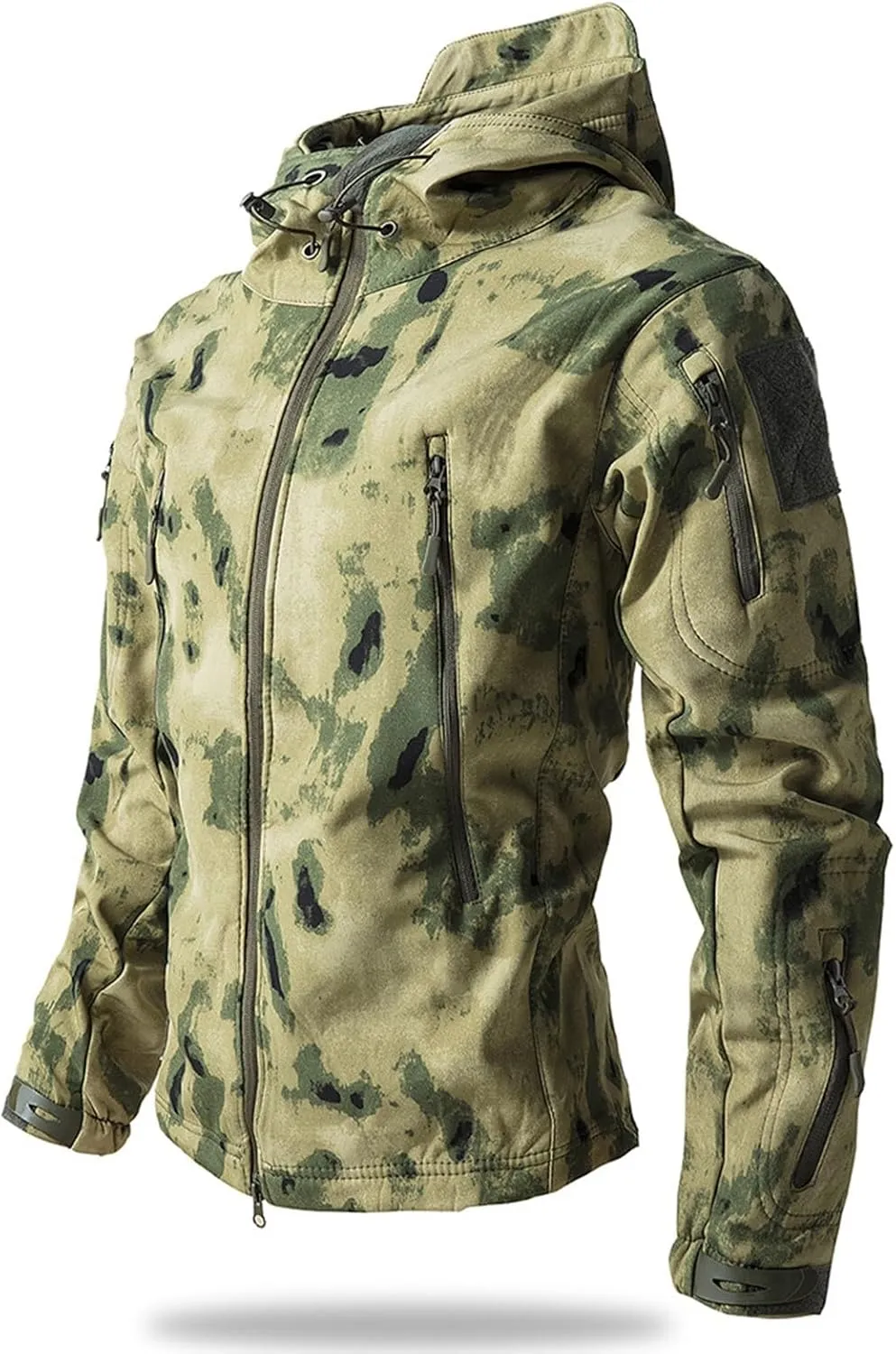 Tactical Jacket For Men Outdoor Camo Army Waterproof Windbreaker Jacket Softshell Military Hiking Hunting Coat