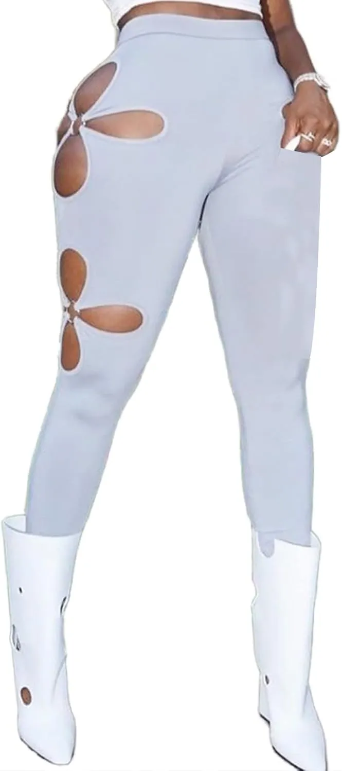 Tcremisa Flare Jeans for Women Stretch High Waisted Plaid Bell Bottoms Patchwork Denim Pants