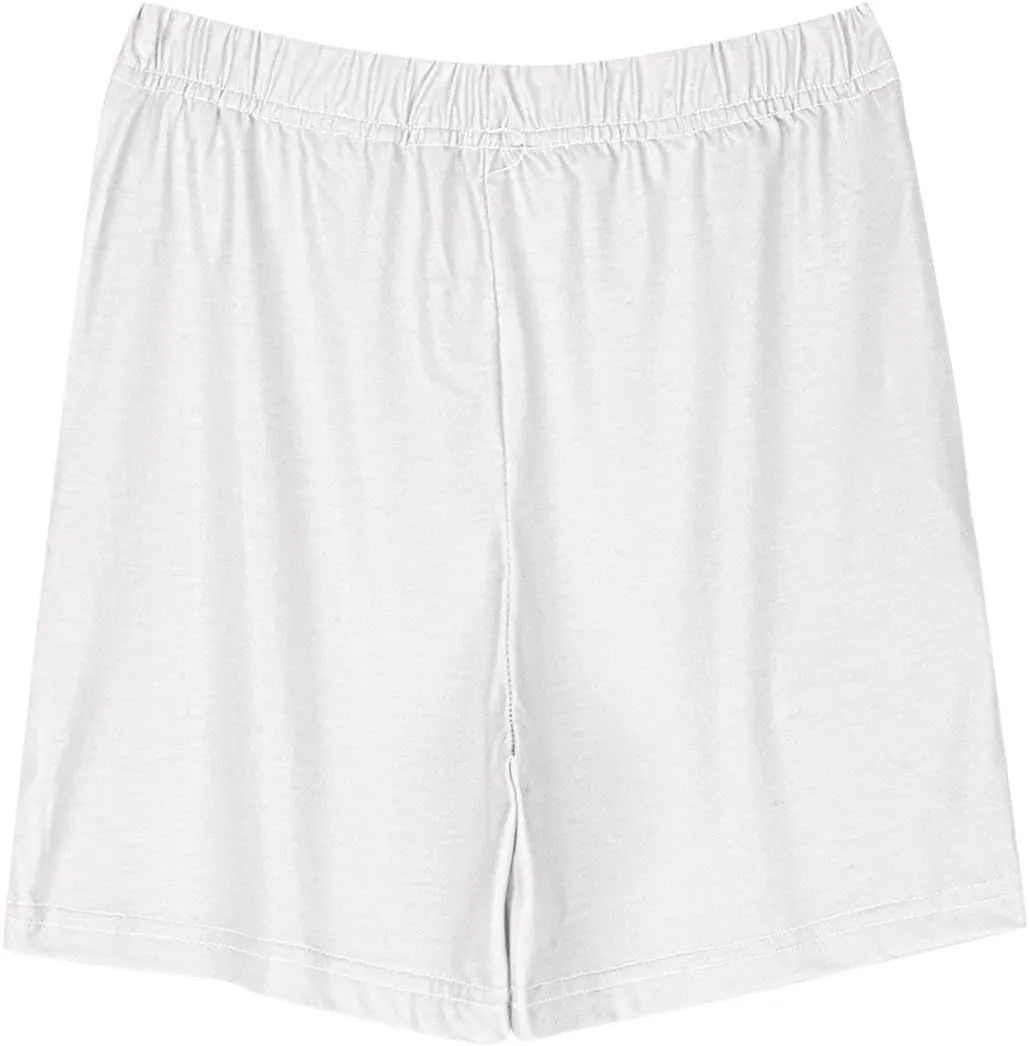 Teen Girls Preppy Athletic Shorts High Waist Elastic Sports Shorts Solid Quick Dry Running Shorts Pants with Pockets