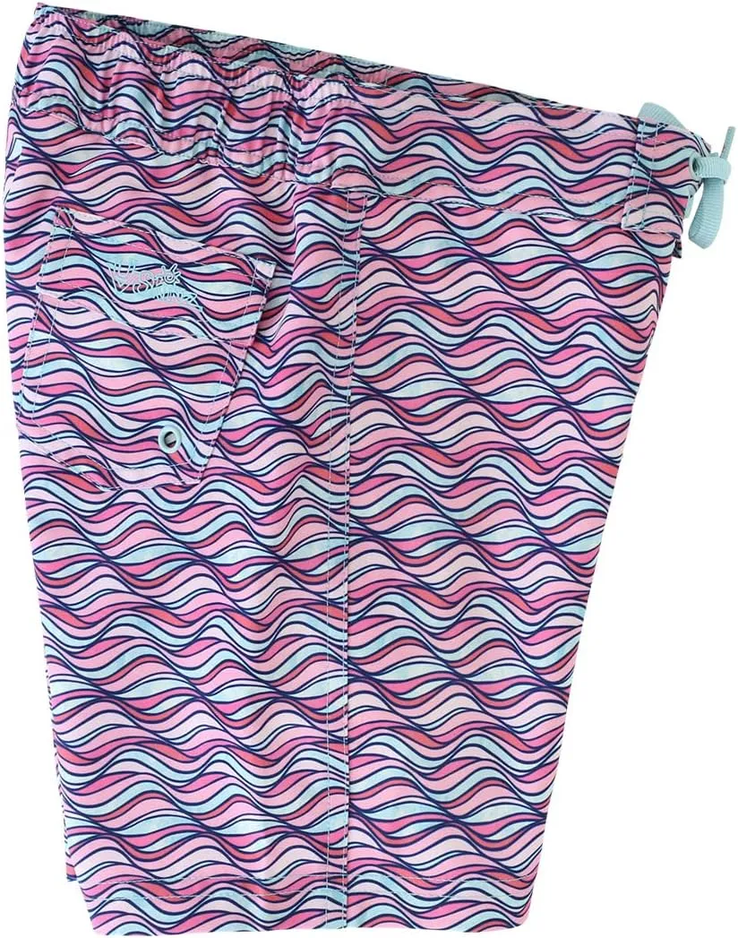 UV SKINZ Girls’ Board Shorts with UPF 50  Sun Protection – Girl’s Lined Board Shorts, Girls’ Swim Shorts