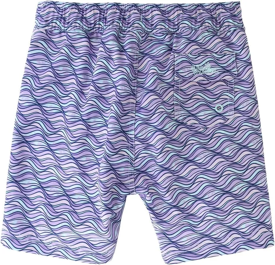 UV SKINZ Girls’ Board Shorts with UPF 50  Sun Protection – Girl’s Lined Board Shorts, Girls’ Swim Shorts