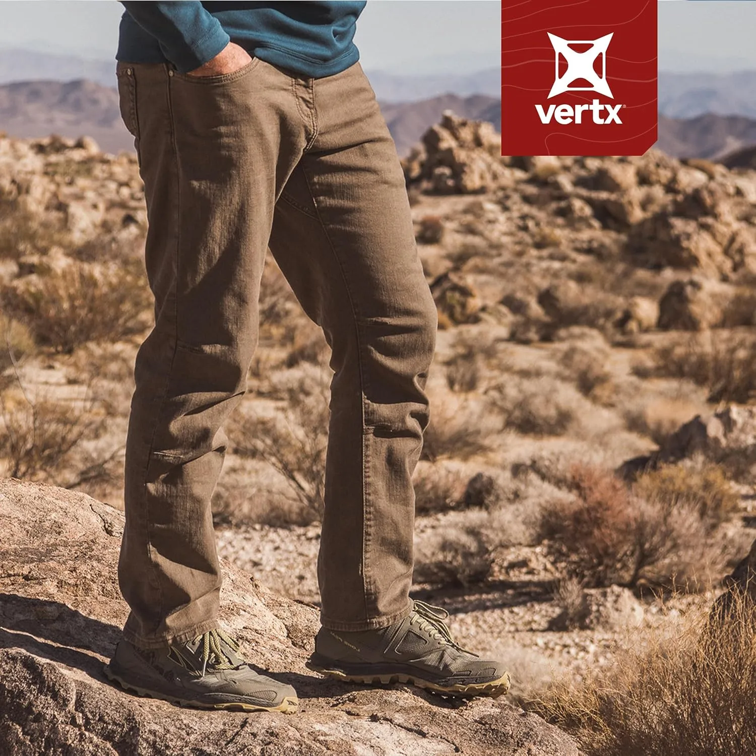 Vertx Defiance Mens Tactical Jeans, Stretch, Relaxed Fit Heavy-Duty Pants with 11 Pockets for EDC CCW Outdoor Gear