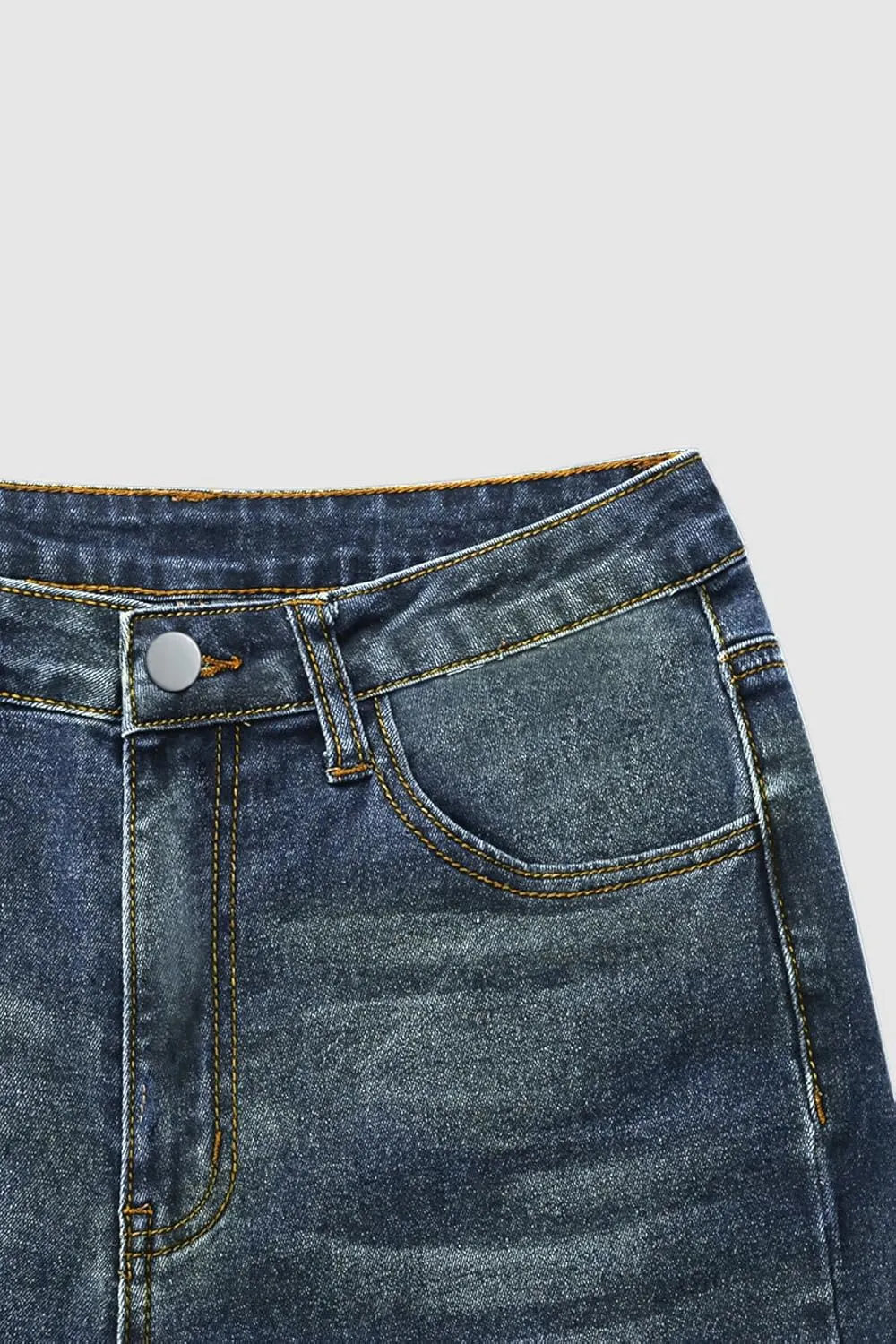 Vintage Bell Bottoms Flare Jeans for Women 90s High Waist Ripped Distressed Wide Leg High Rise Denim Pants