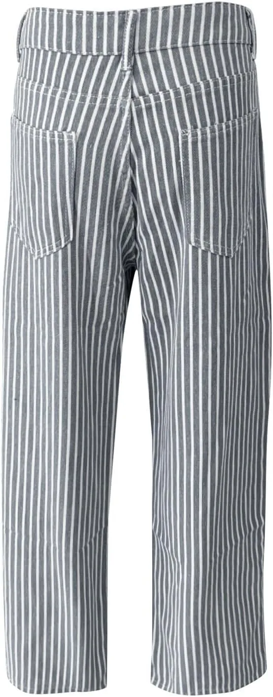 Wide Leg Jeans for Women, Chic Trendy Lightweight Loose Casual Soft Women's Trousers