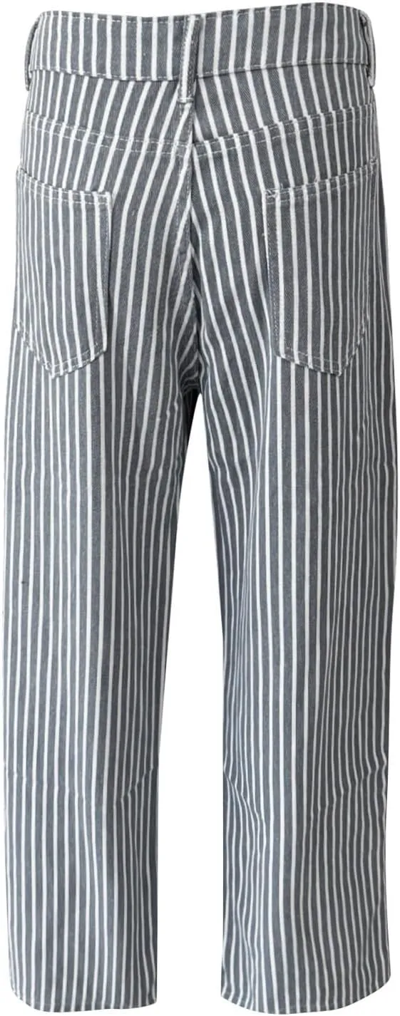 Wide Leg Jeans for Women, Chic Trendy Lightweight Loose Casual Soft Women's Trousers