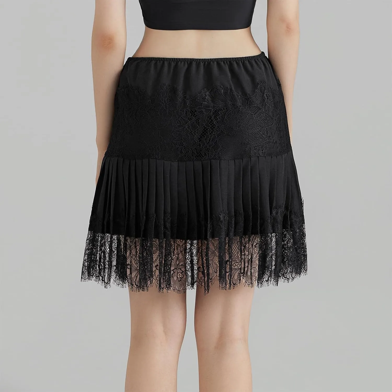 Women Ruffled Lace Mini Skirts Y2k Layered Skirts Low Rise Floral Mini Skirt Flowy Tiered Short Skirt