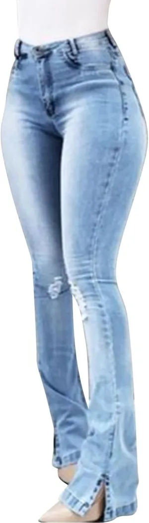 Womens Classic High Waisted Skinny Stretch Butt Lifting Jeans Slim Fit Denim Pants