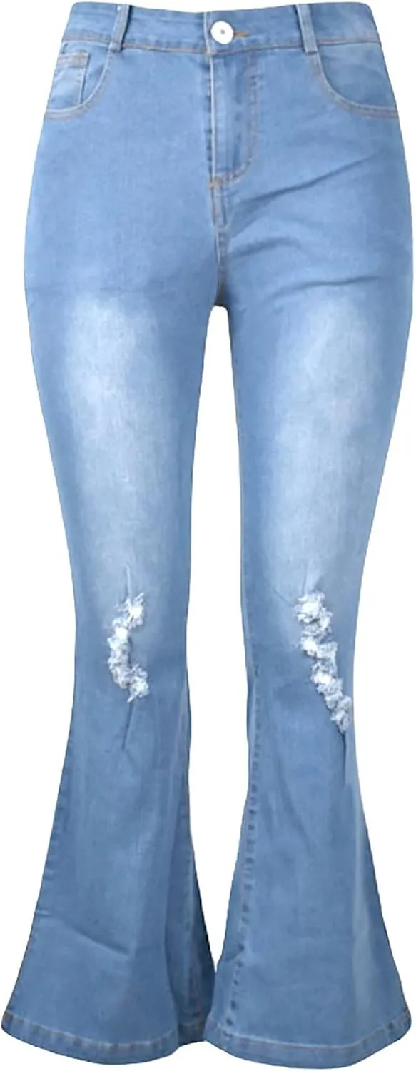 Womens Classic High Waisted Skinny Stretch Butt Lifting Jeans Slim Fit Denim Pants