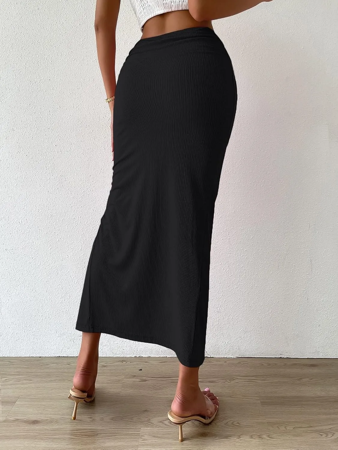 Women's Fashion Trendy Skirt Front Slit Skirt Maxi Women Elegant