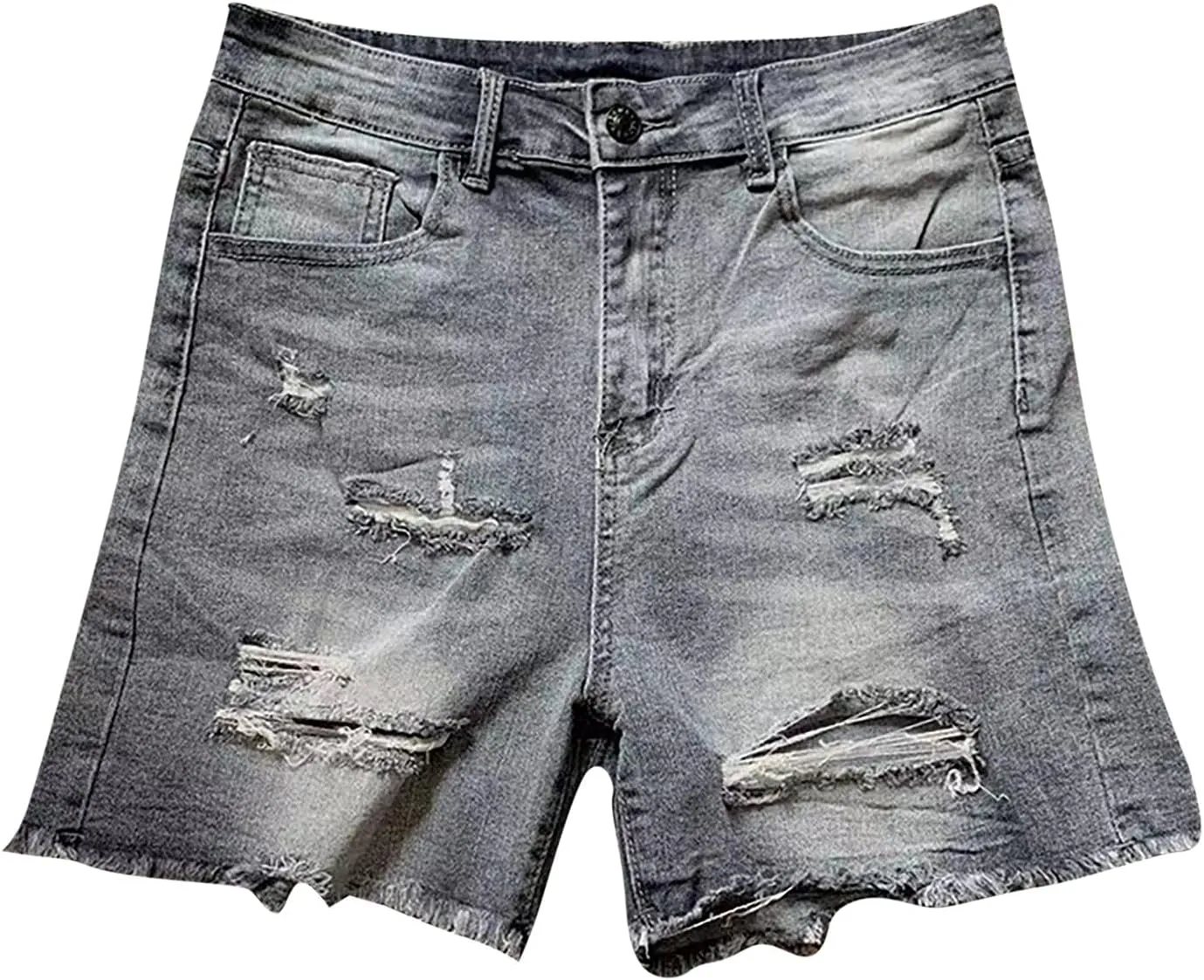 Womens Jean Shorts Distressed Ripped Denim Shorts High Waisted Casual Summer Shorts Fashion Cut Off 2023