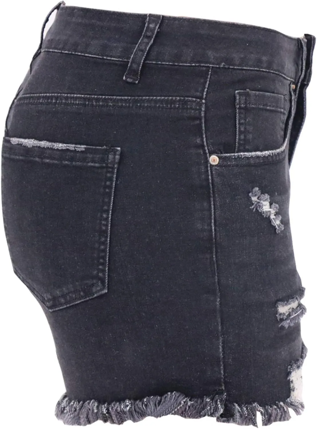 Womens Jean Shorts Distressed Ripped Denim Shorts High Waisted Casual Summer Shorts Fashion Cut Off 2023