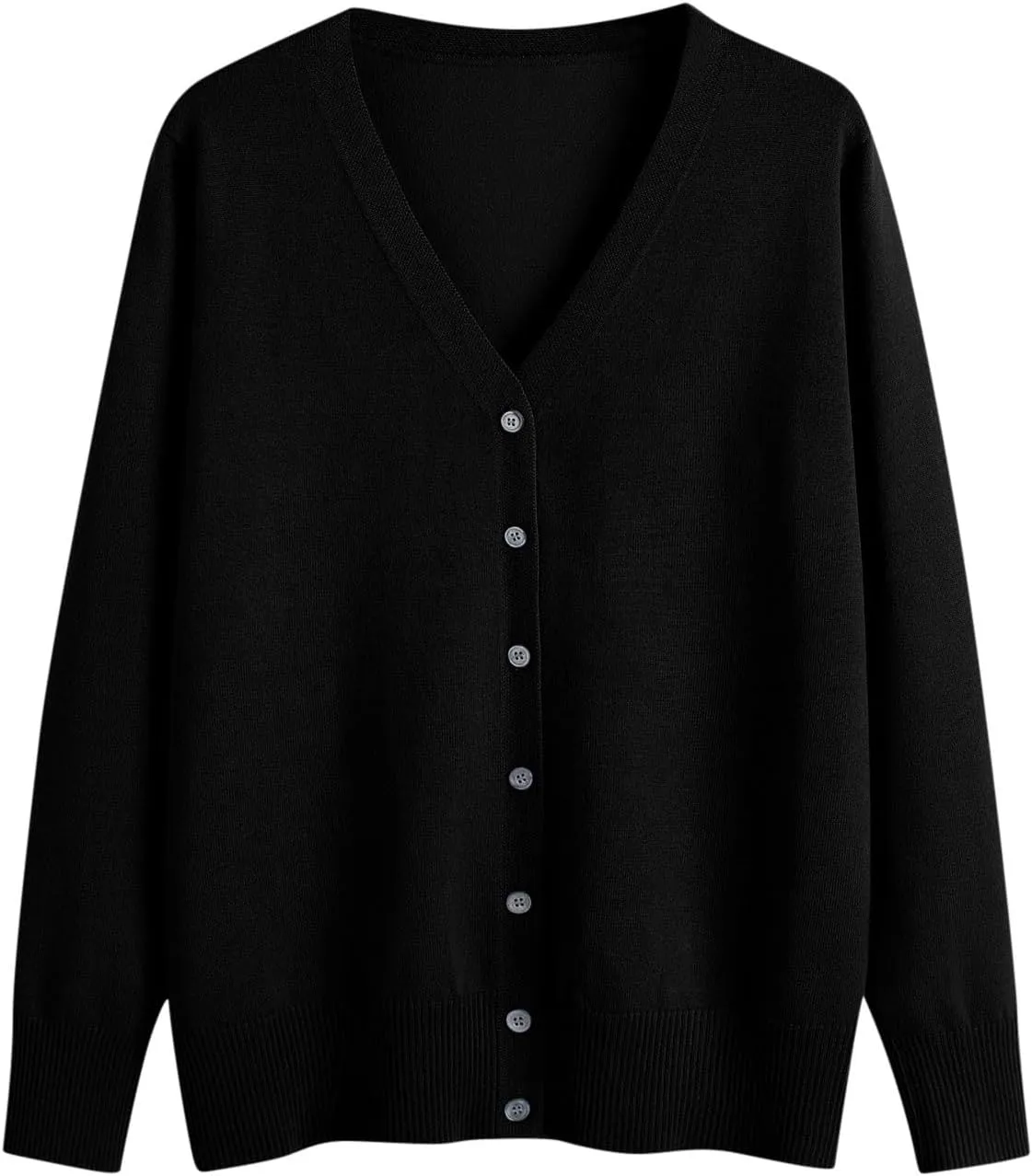 Womens Knit Cardigan Open Front Button Down Sweaters Solid V Neck Sweater 2025 Soft Warm Cardigan Cable Knit Cardigan