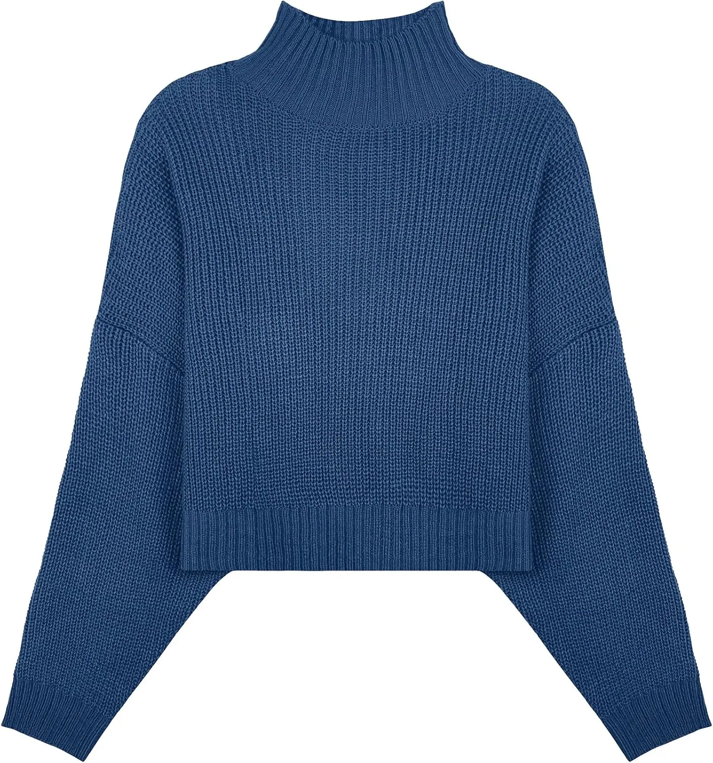 Womens Lightweight Cute Turtleneck Ultra Cropped Sweaters Spring 2025 Ribbed Knit Crop Thin Pullover Sweater