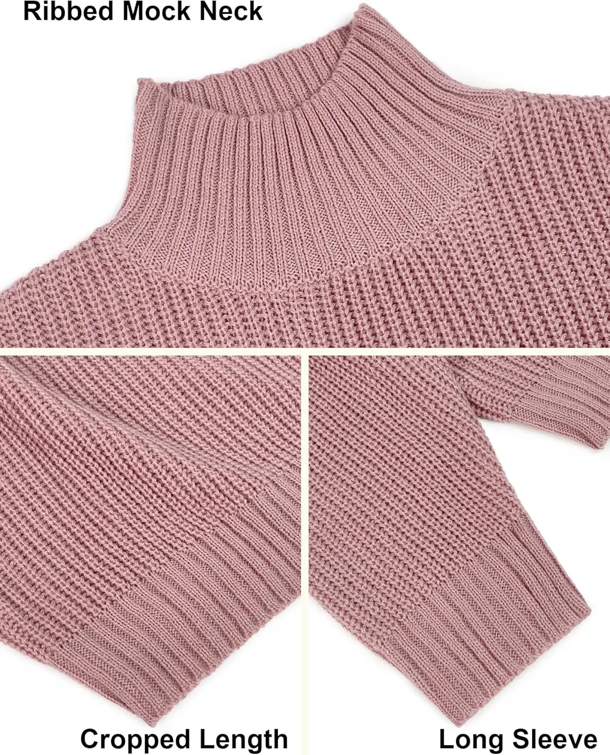 Womens Lightweight Cute Turtleneck Ultra Cropped Sweaters Spring 2025 Ribbed Knit Crop Thin Pullover Sweater