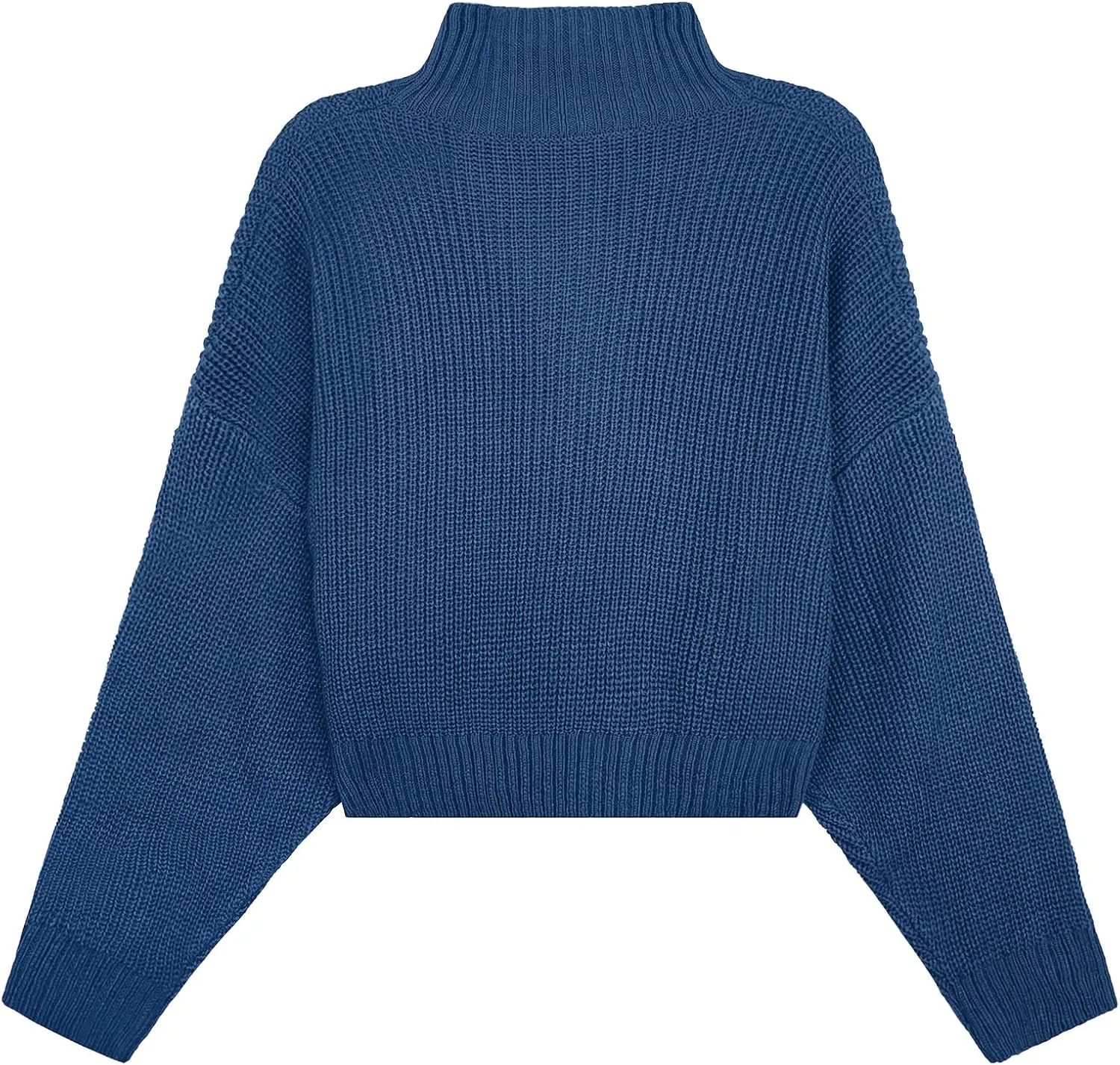 Womens Lightweight Cute Turtleneck Ultra Cropped Sweaters Spring 2025 Ribbed Knit Crop Thin Pullover Sweater