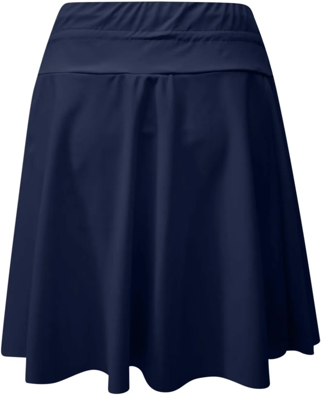 Women's Quick-Drying Underskirt Zipper Drawstring Tie-up High Waist Pleated Plain A Line Short Mini Skirts
