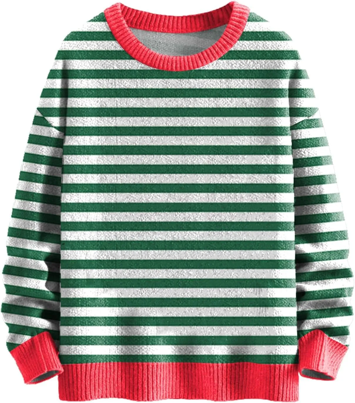 Womens Striped Sweaters Long Sleeve Crewneck Color Block Fall Pullover Lightweight Knit Loose Knited Oversized Tops