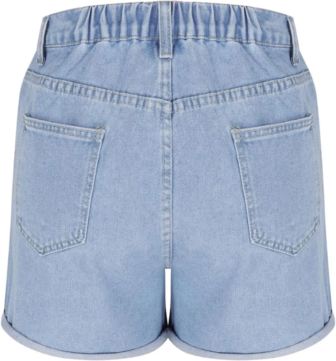 Women's Summer Jean Shorts Wide Leg Denim Shorts Y2K Streetwear High Waisted Casual Short Jeans with Pockets