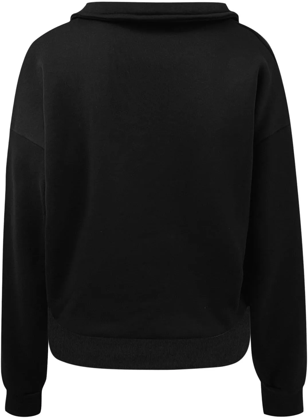 Womens Sweatshirt Cropped Half Zip Pullover Tops Solid Color Lapel Neck Sweatshirs Fleece Fashion Fall Outfits 2024