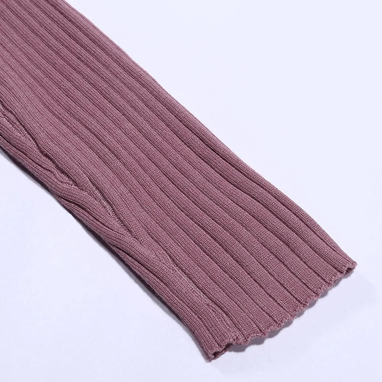 Womens Turtleneck Ribbed Sweaters Cute Sexy Slim Fit Fall Base Pullover Tops Knitted Thermal Fitted Sweater