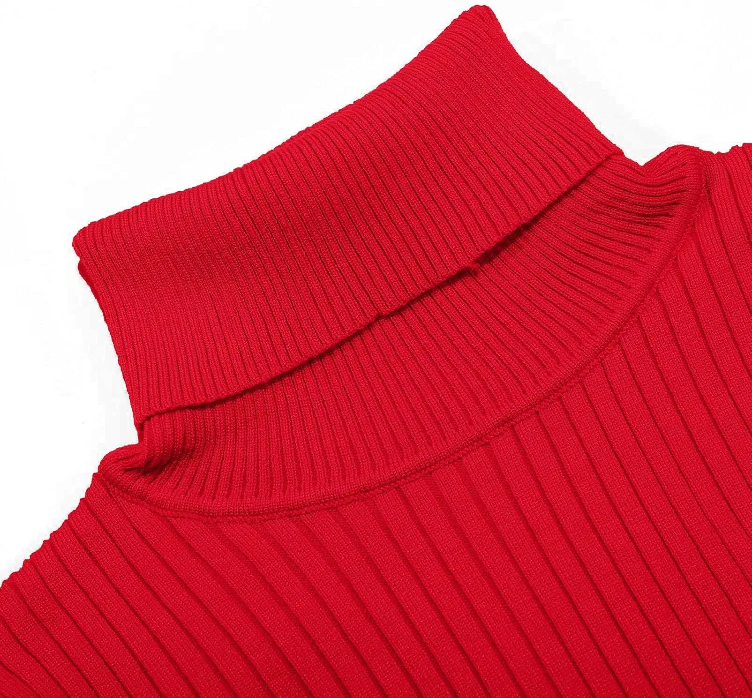 Womens Turtleneck Ribbed Sweaters Cute Sexy Slim Fit Fall Base Pullover Tops Knitted Thermal Fitted Sweater