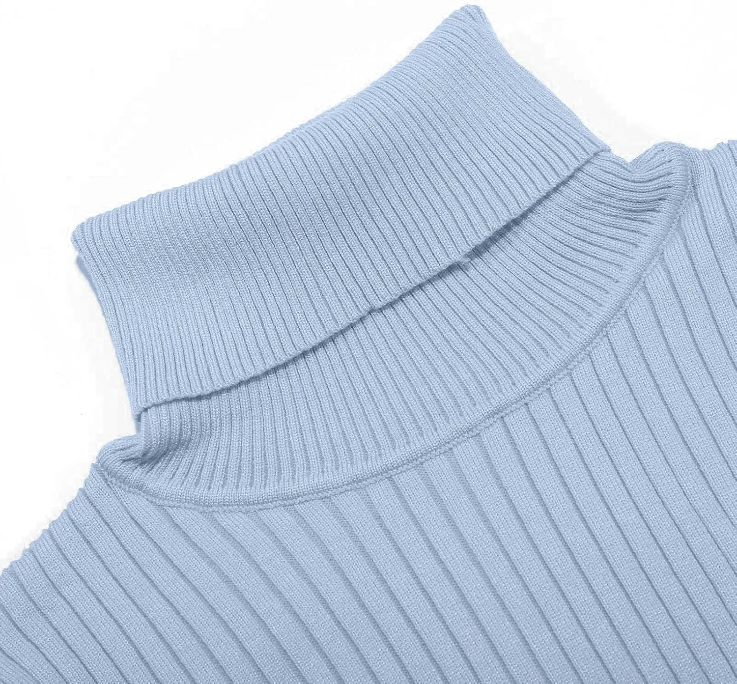 Womens Turtleneck Ribbed Sweaters Cute Sexy Slim Fit Fall Base Pullover Tops Knitted Thermal Fitted Sweater