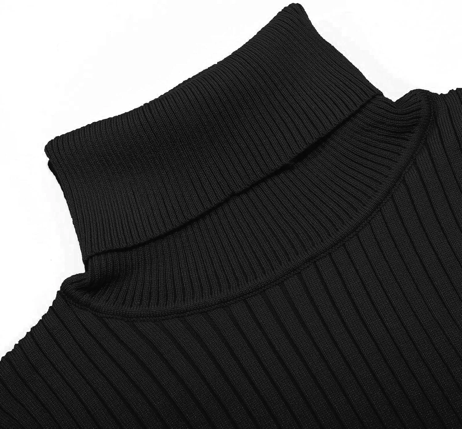 Womens Turtleneck Ribbed Sweaters Cute Sexy Slim Fit Fall Base Pullover Tops Knitted Thermal Fitted Sweater
