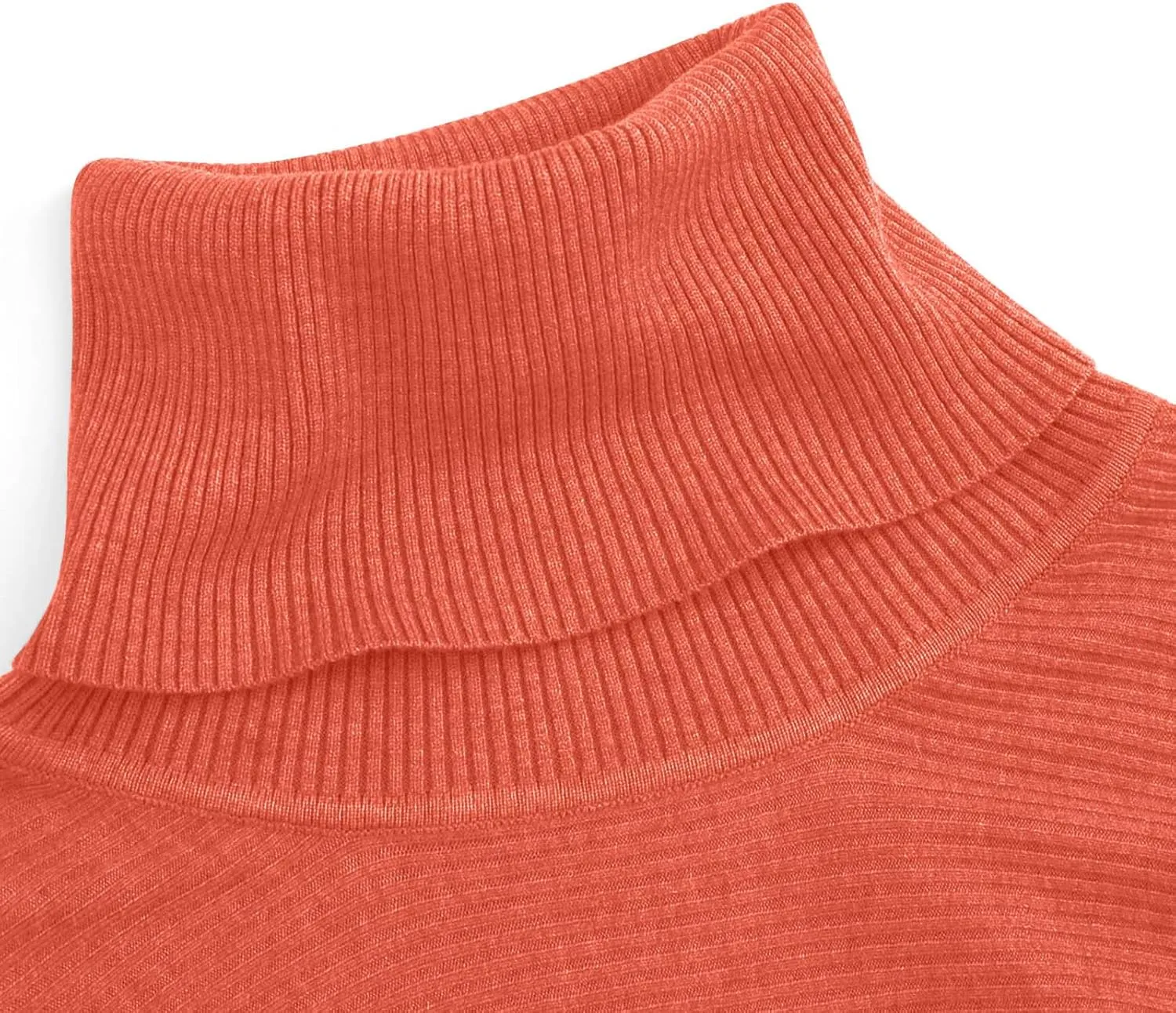 Womens Turtleneck Solid Batwing Sleeves Knitted Jumpers Oversized Sweaters and Pullovers Tops Ribbing Knit Sweater