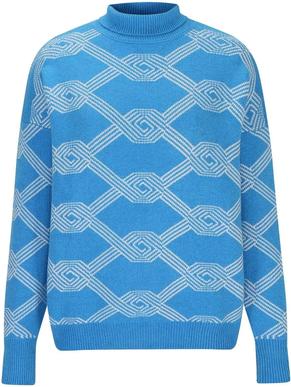 Womens Turtleneck Sweater Vintage Long Sleeve Knitwear Pullover Sweaters Loose Trendy Casual Oversized Jumper Tops