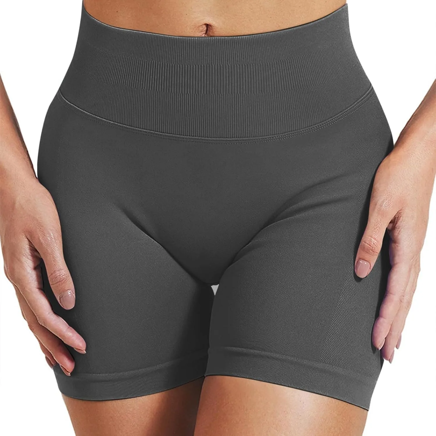 Womens Workout Shorts-2025 Summer Quick Dry Tummy Control Booty Shorts Butt Lifting Seamless Gym Yoga Shorts
