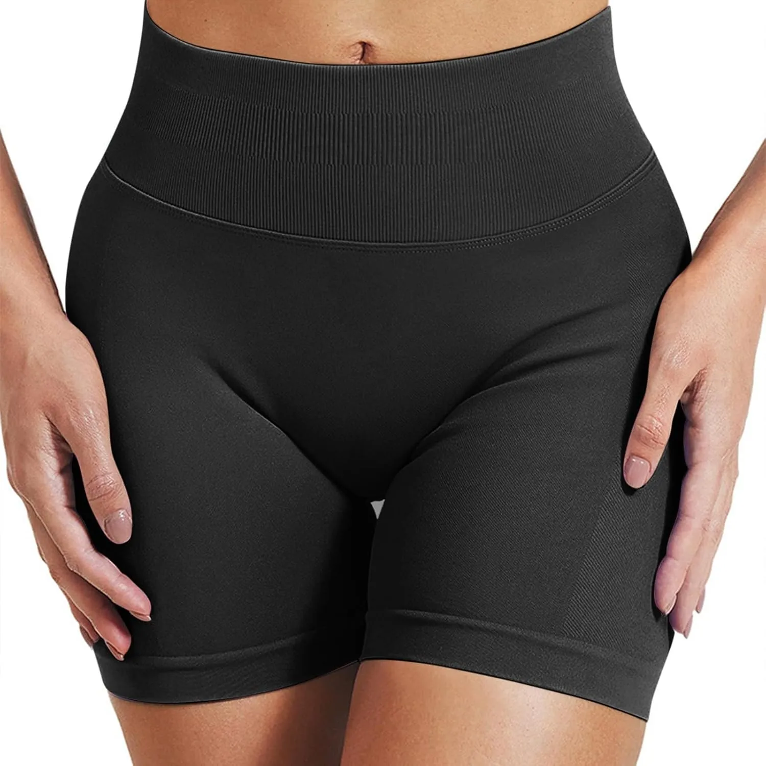 Womens Workout Shorts-2025 Summer Quick Dry Tummy Control Booty Shorts Butt Lifting Seamless Gym Yoga Shorts