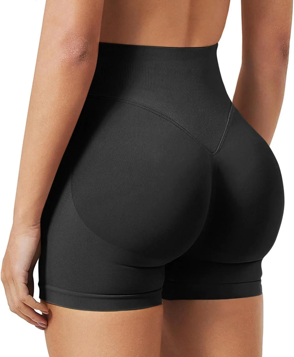 Womens Workout Shorts-2025 Summer Quick Dry Tummy Control Booty Shorts Butt Lifting Seamless Gym Yoga Shorts