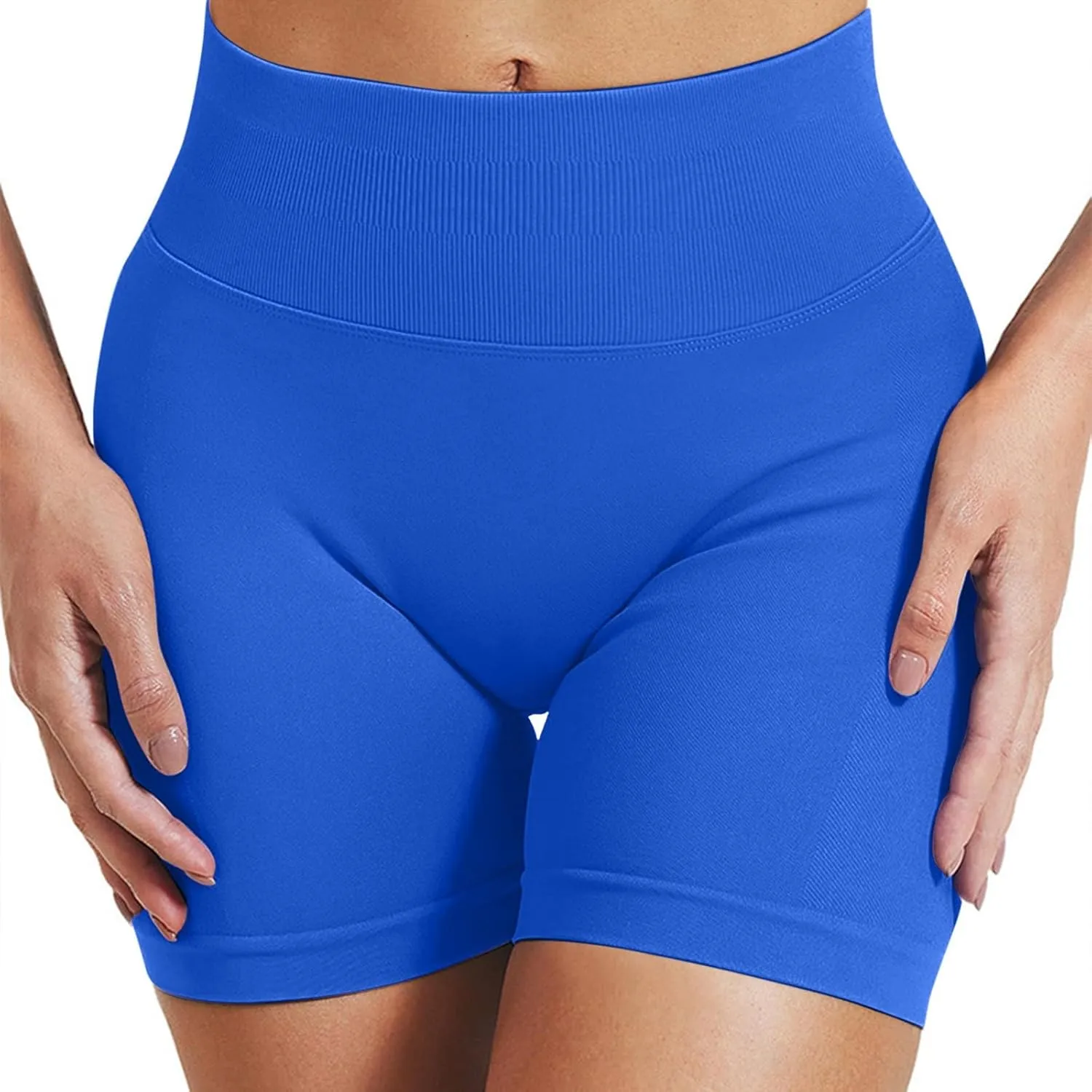 Womens Workout Shorts-2025 Summer Quick Dry Tummy Control Booty Shorts Butt Lifting Seamless Gym Yoga Shorts