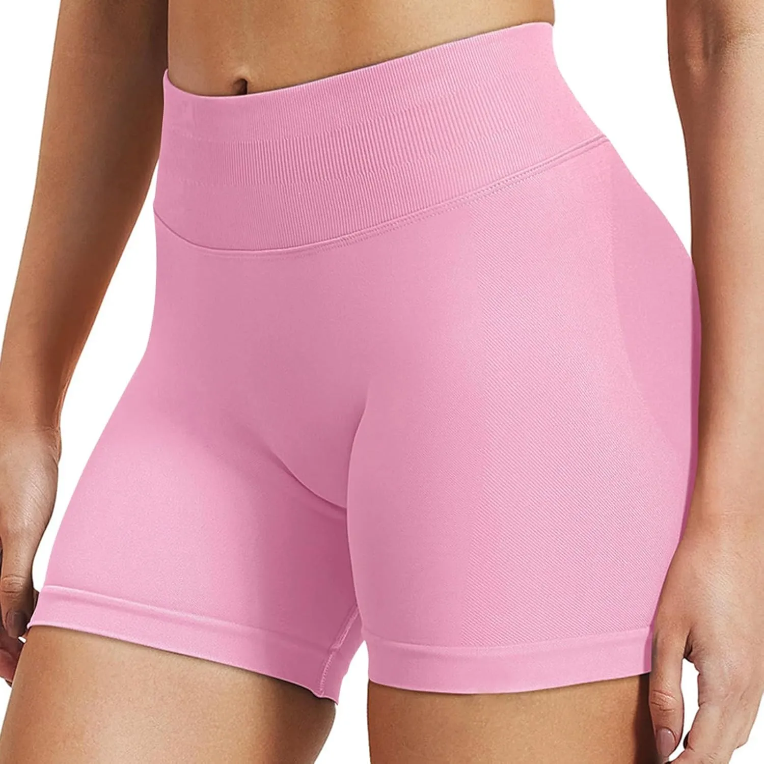 Womens Workout Shorts-2025 Summer Quick Dry Tummy Control Booty Shorts Butt Lifting Seamless Gym Yoga Shorts