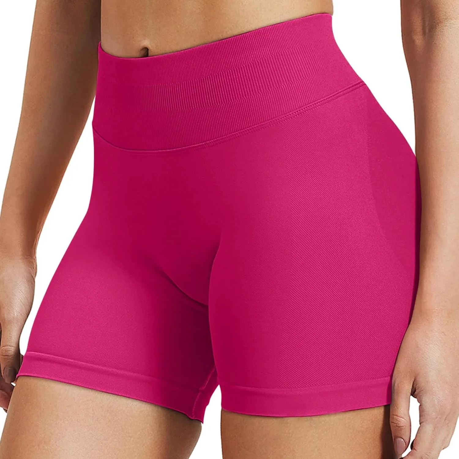 Womens Workout Shorts-2025 Summer Quick Dry Tummy Control Booty Shorts Butt Lifting Seamless Gym Yoga Shorts