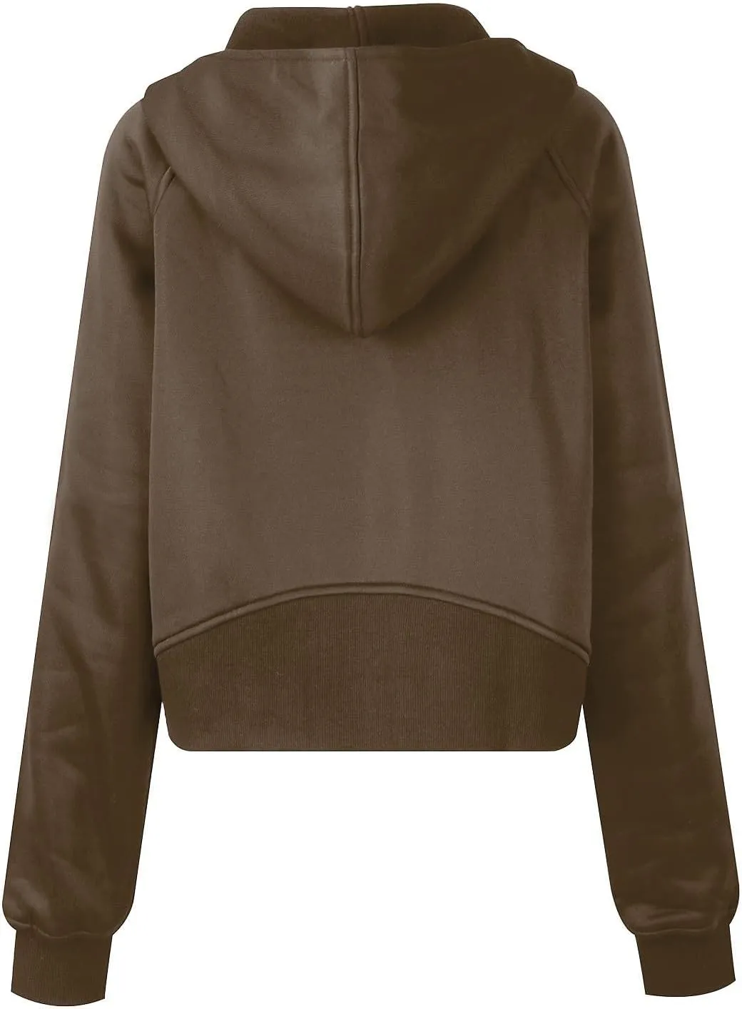 Womens Zip Up Hoodies Cropped Sweatshirts Fleece Pullover Casual Hooded Sweatshirt Fall Outfits Y2k Winter Tops 2024
